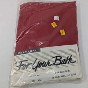 *3 FOR $9* NEW Westbury For Your Bath Balloon Style Shower Curtain Vintage 90s